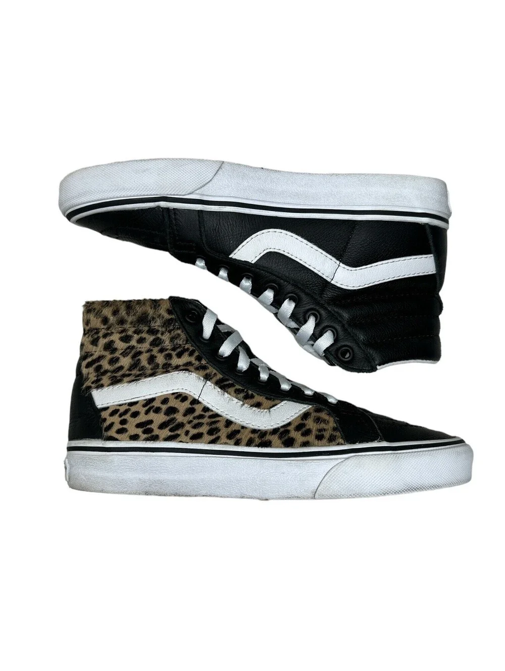 Vans Sk8-Hi Reissue “Calf Hair”  Mens 5.5 Women’s 7 Cheetah Rare
